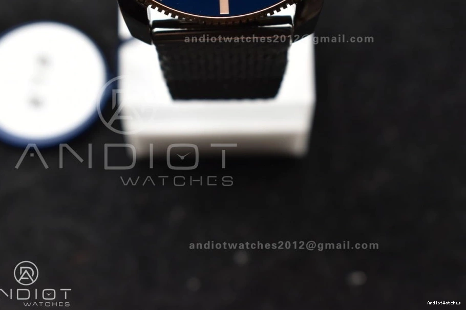 on Bezel A and RG Mesh WaterResistant Dial SuperOcean 1172 Blue BLSF Bezel Bracelet Blue Ceramic 42mm SS II Heritage 0516